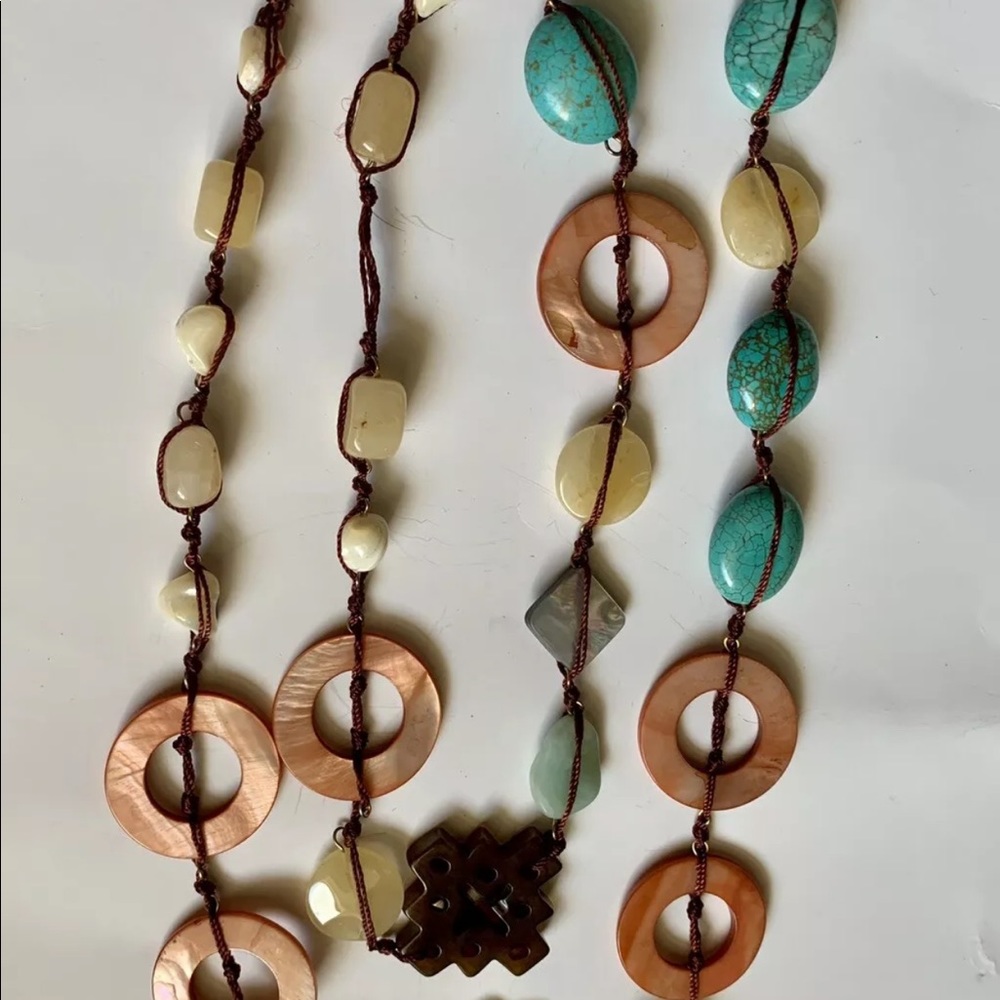 Jade Amber Chinese Necklace Stunning
